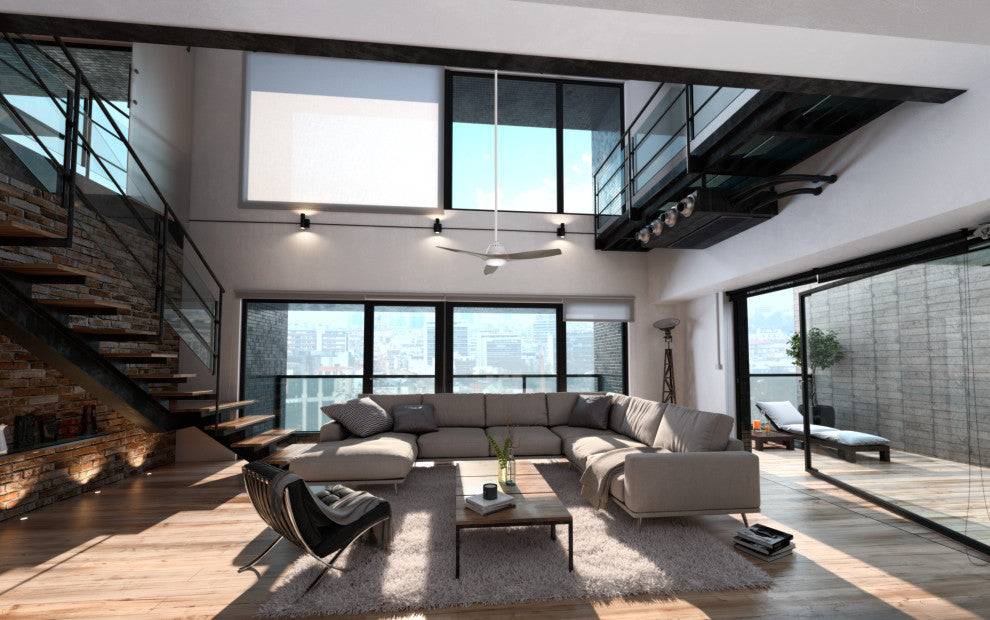 Casablanca 52" Wisp Fresh White Ceiling Fan With Light and Remote