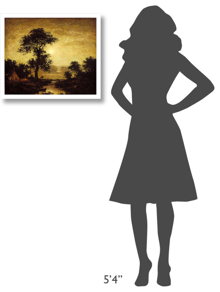 "Moonlight, ca. 1885-1889" Print by Ralph Albert Blakelock, 24"x20"