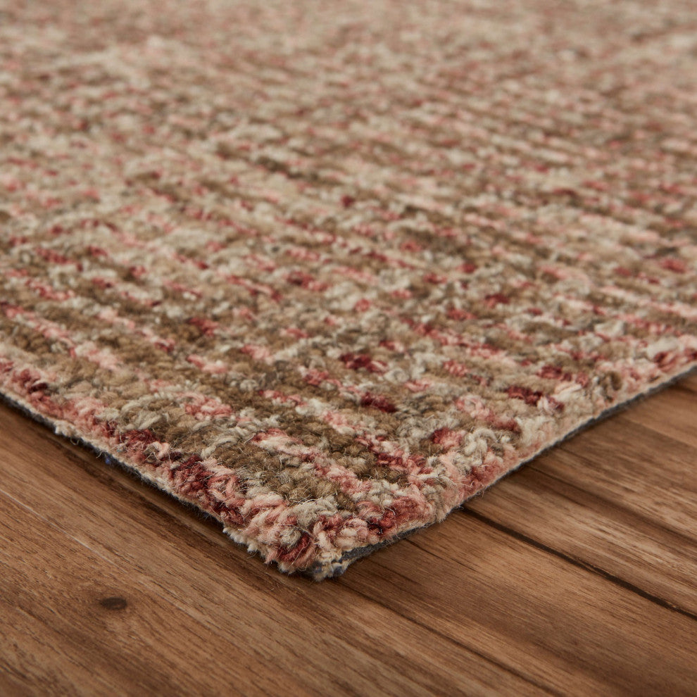 8" x 10" Brown Detailed Weave Area Rug