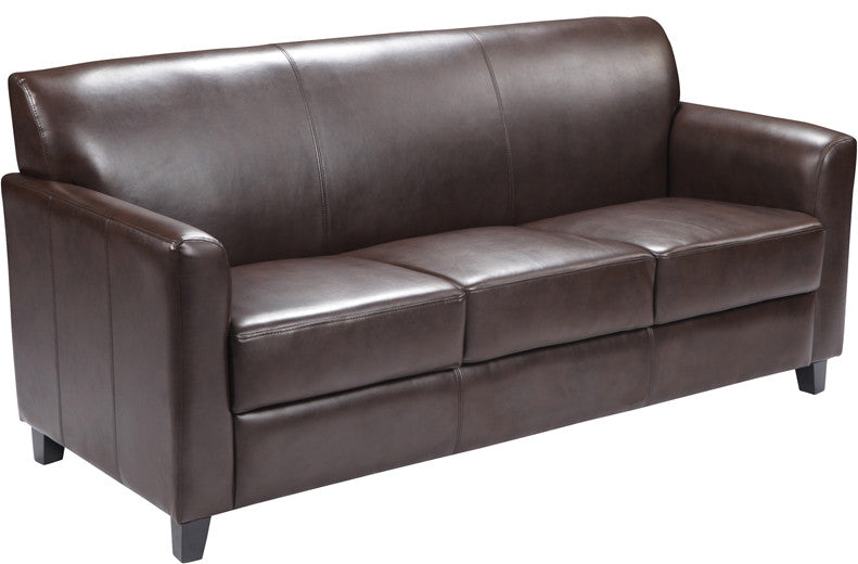 HERCULES Diplomat Series Brown LeatherSoft Sofa