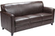 HERCULES Diplomat Series Brown LeatherSoft Sofa