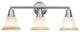 Hudson Glen 3-Light Bathroom Light, Satin Nickel