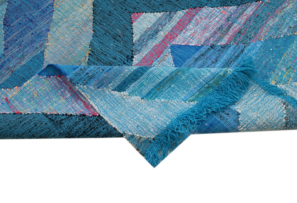 Rug N Carpet - Hand-knotted Turkish 8' 6'' x 12' 2'' Unique Wool Kilim Rug