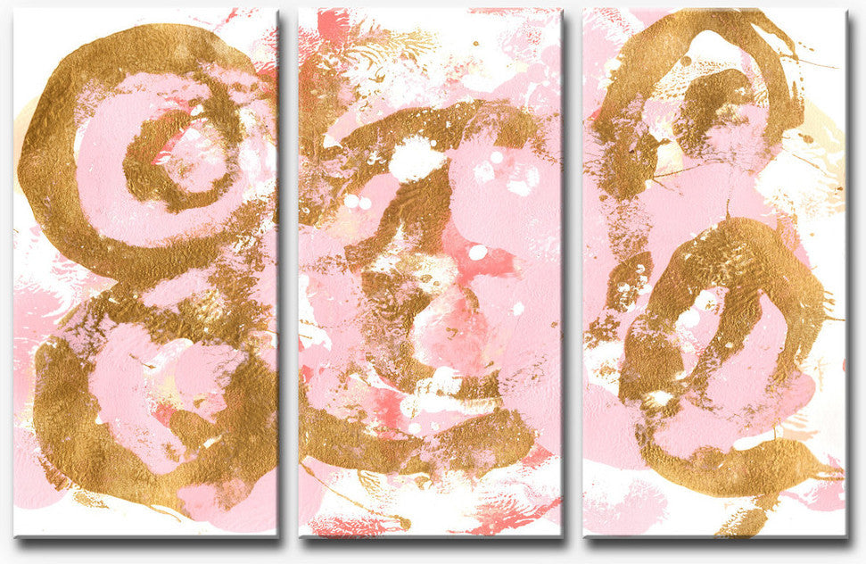 Ready2HangArt 'Pirouette' Wrapped Canvas Art Set, 40"x60" 3-Panels