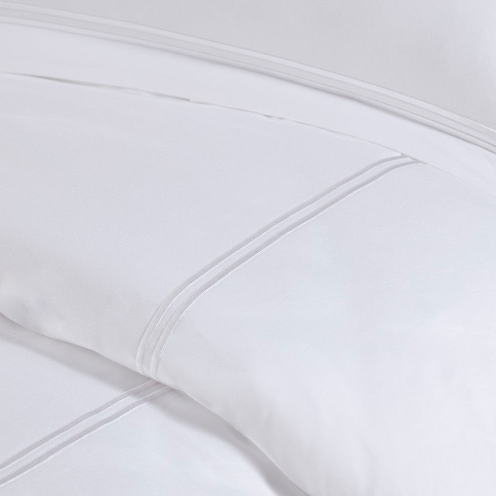 Madison Park Signature 100% Cotton Sateen Embroidered Comforter Set