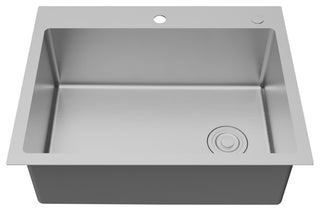 Karran Fusion Top Mount 28-in x 22-in Stainless Steel Single Bowl Kitchen Sink