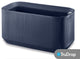 TruDrop Self-Watering Modular Deck Planter Box - Midnight, 40"x20"x20"H