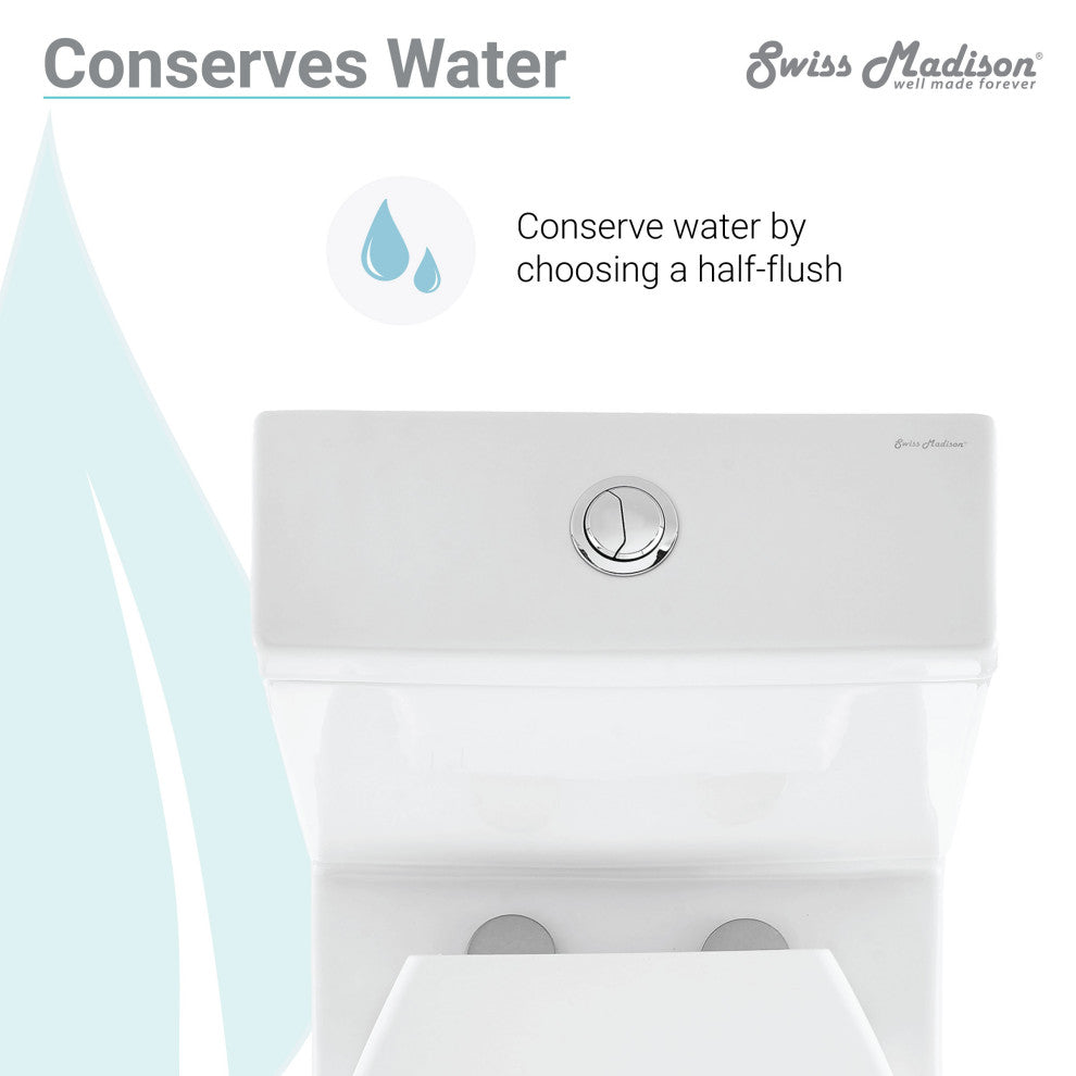 Cache Two Piece Elongated Toilet Dual Flush