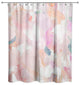 Funky Blush Abstract 71x74 Shower Curtain