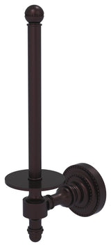 Retro Dot Upright Toilet Tissue Holder, Antique Bronze