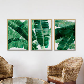 Delacroix III Triptych, 36x18