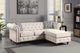 Waldina Reversible Sectional Sofa, Beige Fabric