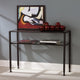 Symon Metal/Glass Bunching Console Table