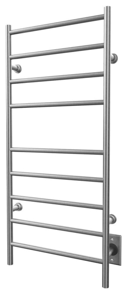 ICO Bath Linear Hardwired Electric Towel Warmer - Round Bar