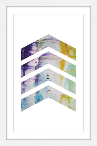 "Arrow Up" Framed Painting Print