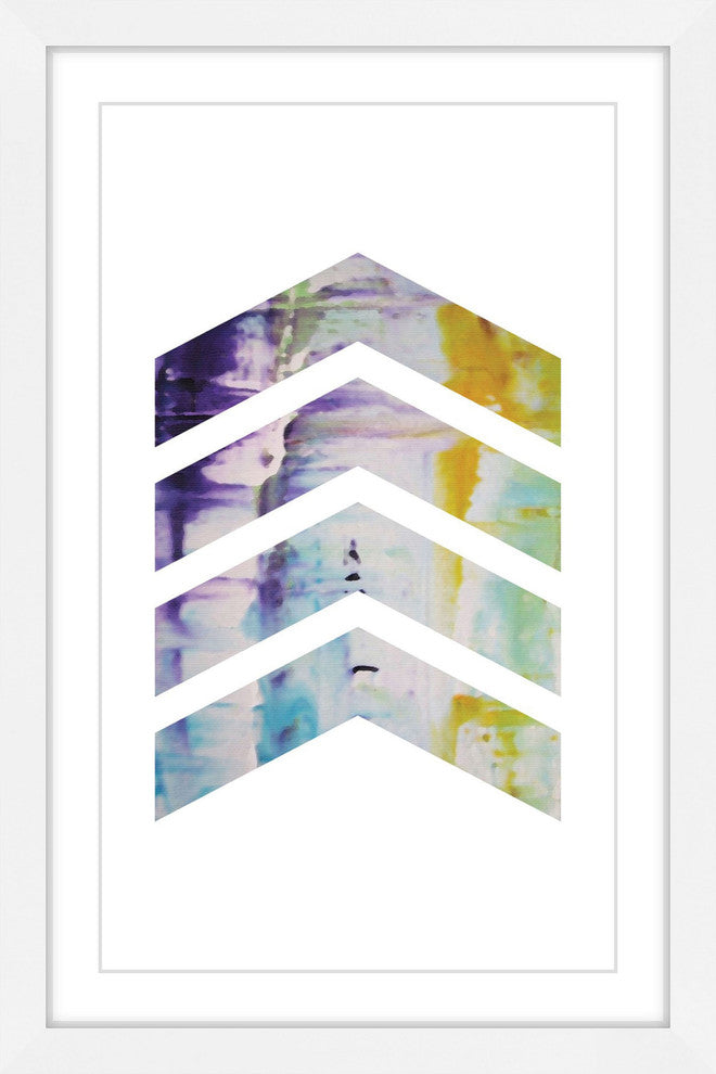 "Arrow Up" Framed Painting Print
