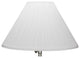 Fenchel Shades 5"x15"x10" Empire Lamp Shade, Pleated Mushroom White