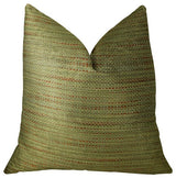 Plutus Honeysuckle Handmade Throw Pillow, (Double sided  26" x 26")