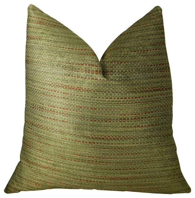 Plutus Honeysuckle Handmade Throw Pillow, (Double sided  26" x 26")
