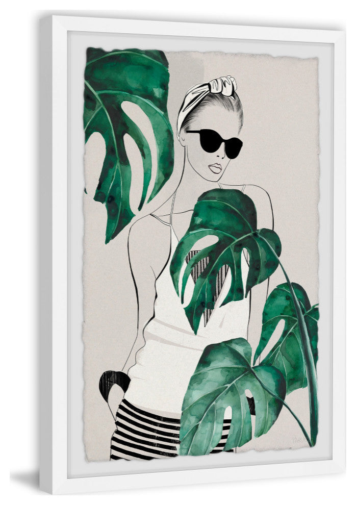 "Summer Girl" Framed Painting Print, 16x24