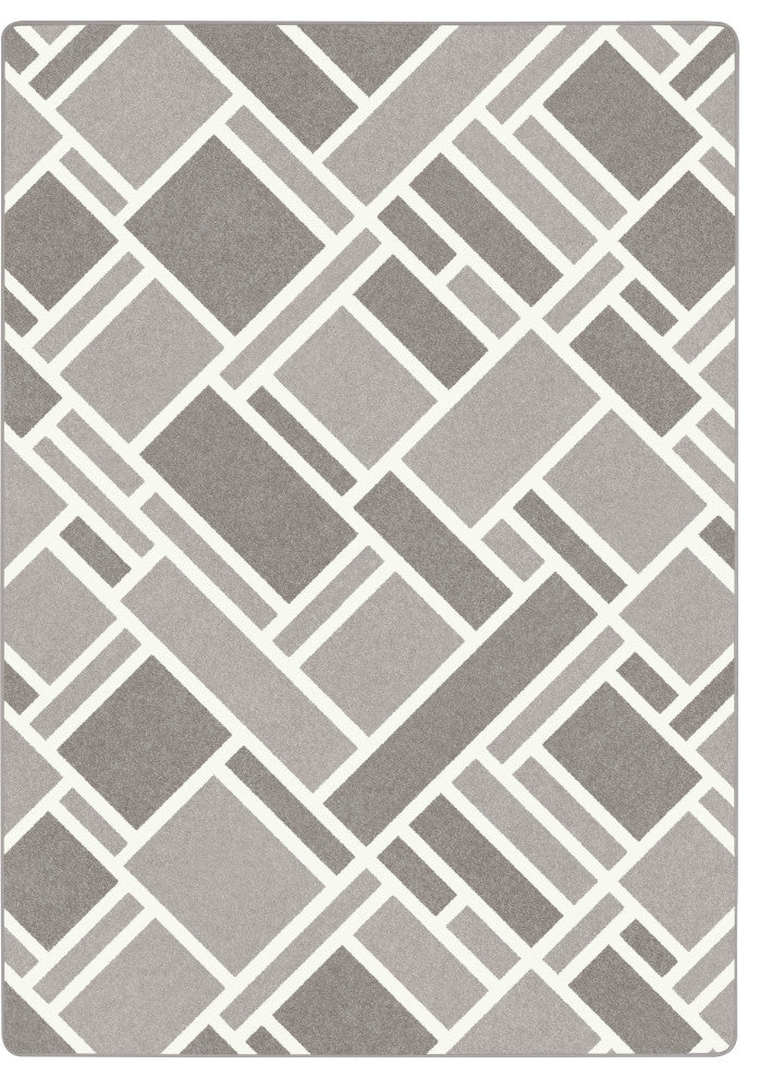Joy Carpets Impressions Midas Area Rug, Morning Fog, 7'8"x10'9"
