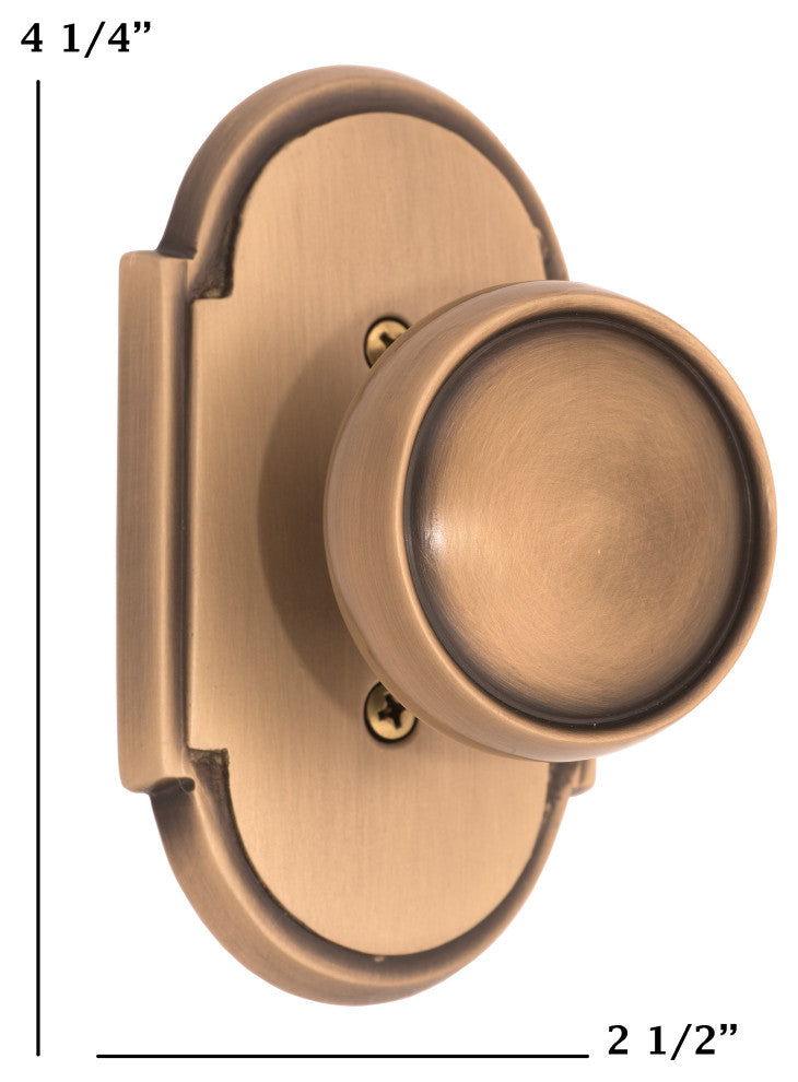 Palladian Plate Privacy Set - 2-3/8"