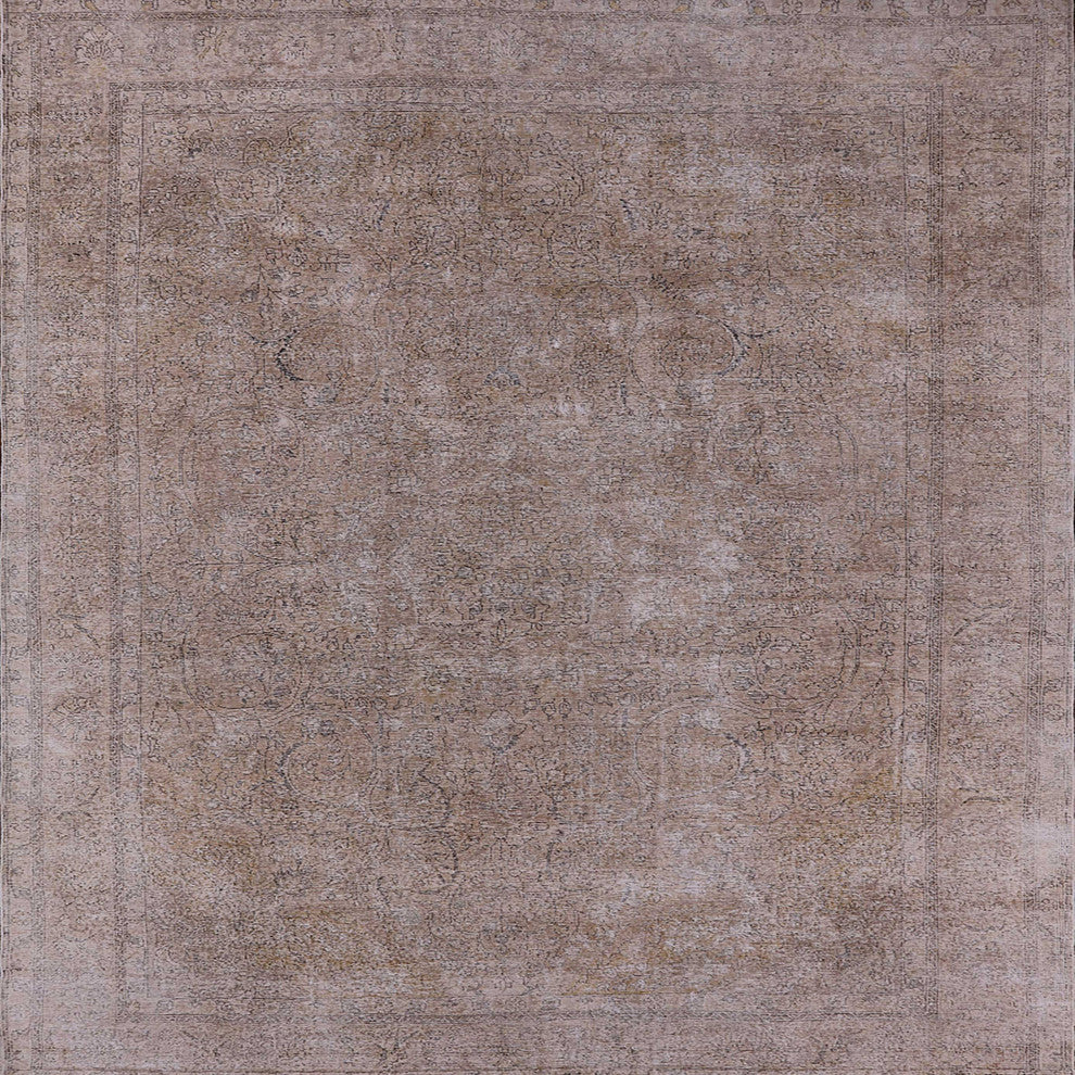 Ahgly Company Indoor Square Mid-Century Modern Area Rugs, 5' Square