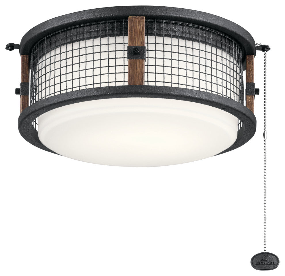 Kichler 380949AUB LED Fan Light Kit, Auburn Stained Finish Finish
