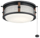 Kichler 380949AUB LED Fan Light Kit, Auburn Stained Finish Finish