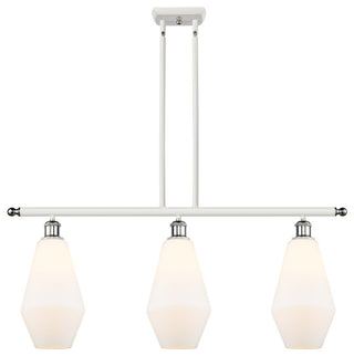 Innovations Cindyrella 3-Light Island Light 516-3I-WPC-G651-7, White and Chrome