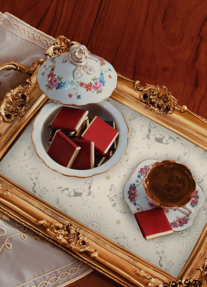 Zodiac Dreams Linen Peel and Stick Wallpaper