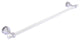 Pacific Grove 30" Shower Door Towel Bar with Twisted Accents, Polished Chrome