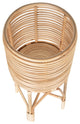 Rattan Indoor Plant Stand Medium, Natural