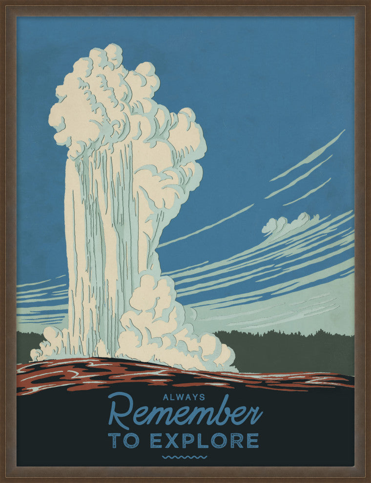 Remember To Explore, Giclee Reproduction Artwork