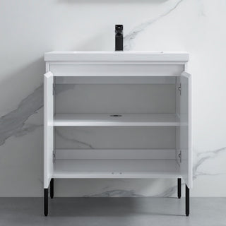 Flutie 30" Bathroom Vanity Kit, White