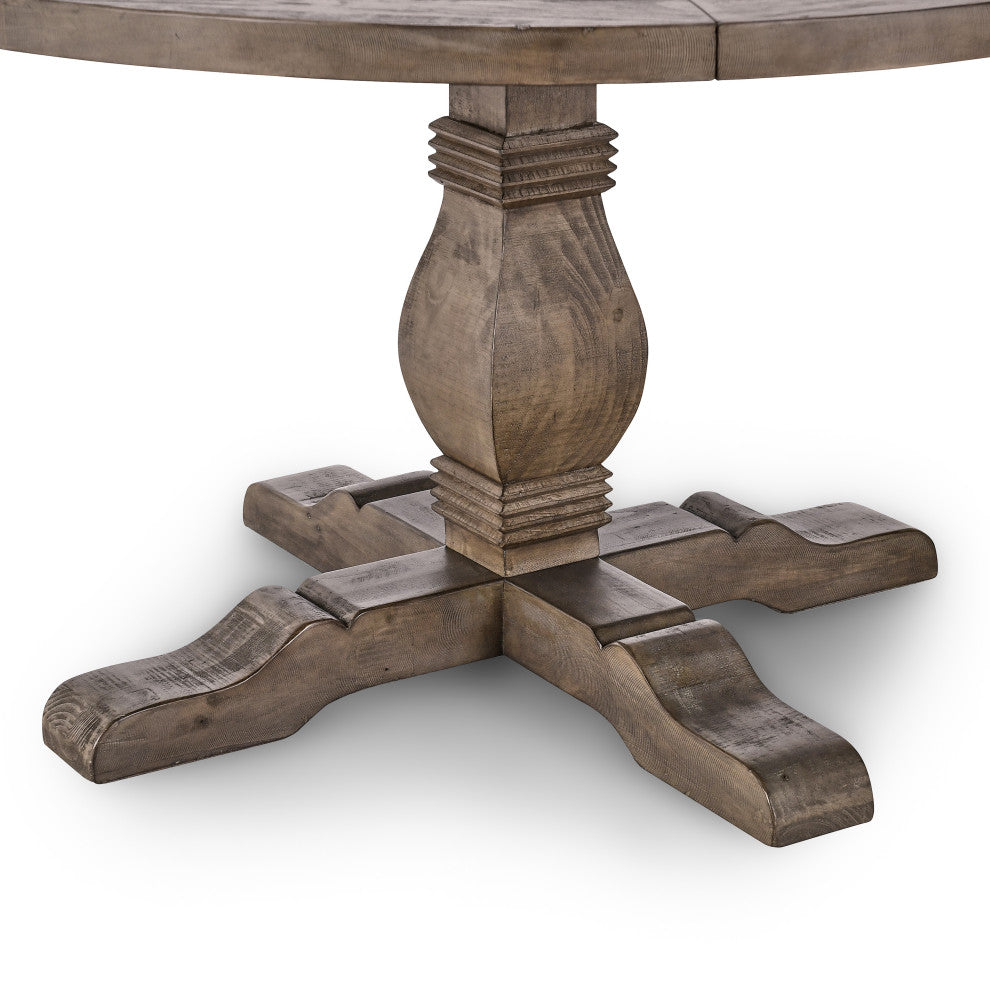 Quincy Reclaimed Pine Round Dining Table by Kosas Home