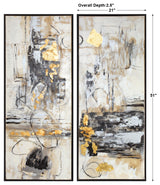 Uttermost Life Scenes Abstract Art, Set of 2