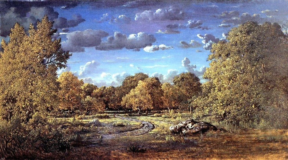 Theodore Rousseau Glade of the Reine Blanche Wall Decal