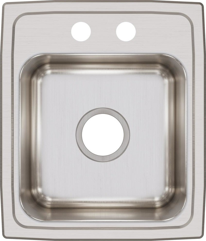Elkay 15" Bowl Drop-In 18 Gauge Stainless Steel Bar/Prep Kitchen Sink, LR15172