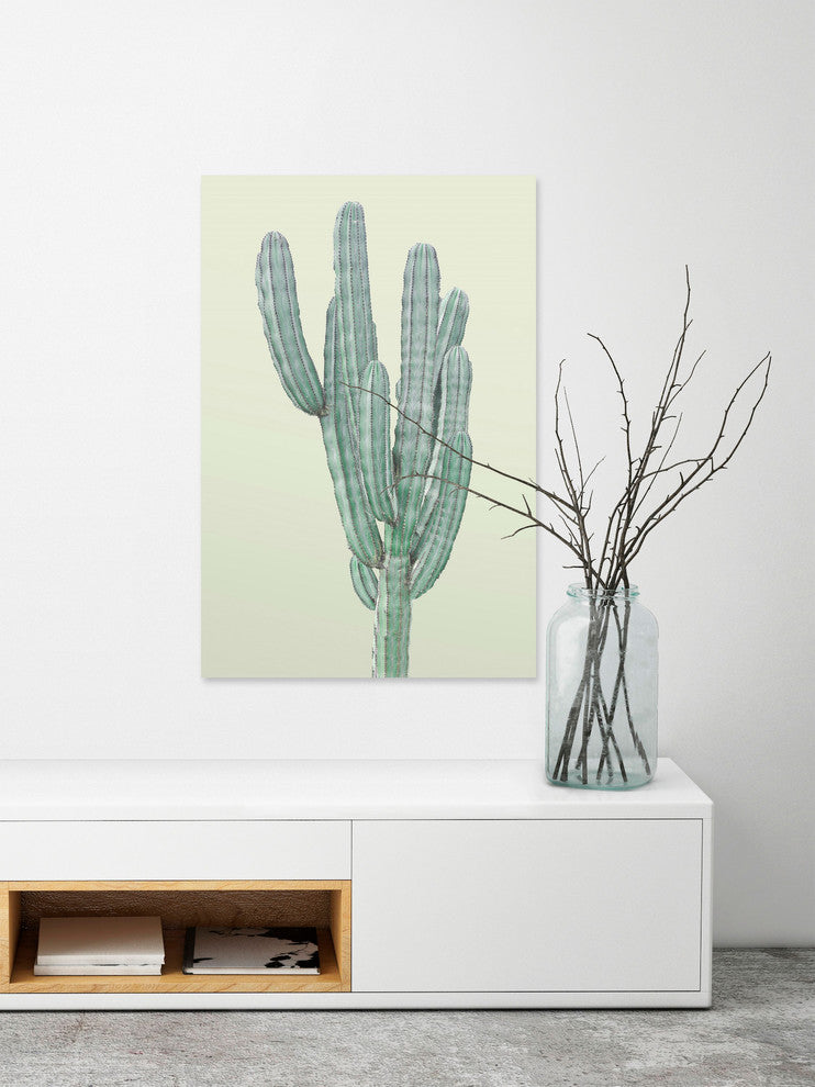 "Lone Cactus" Painting Print, Wrapped Canvas, 40"x60"