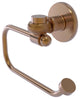 Continental Euro Style Toilet Tissue Holder With Twist Accent, Brushed Bronze