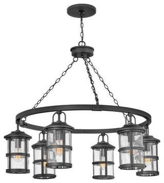 Lakehouse Outdoor Hanging Lantern in Black