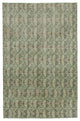 Rug N Carpet - Handwoven Turkish 5' 4'' x 8' 6'' Low Pile  Vintage Rug
