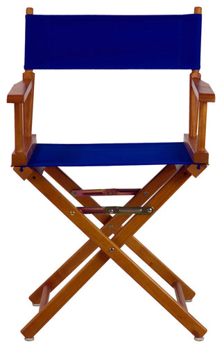 018" Director's Chair Honey Oak Frame-Royal Blue Canvas