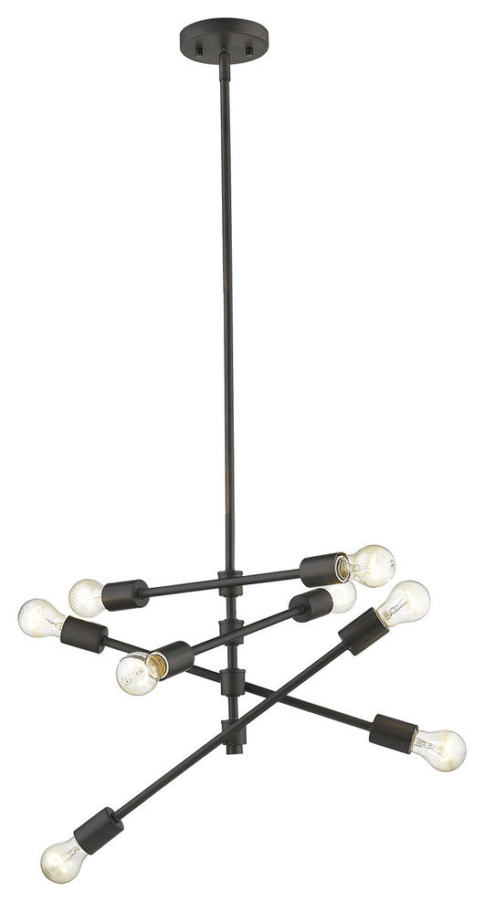 Calix 8-Light Oil-Rubbed Bronze Pendant