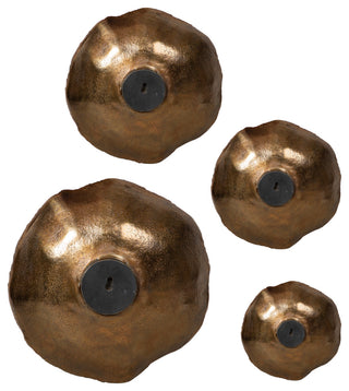 Lucky Coins Brass Wall Bowls