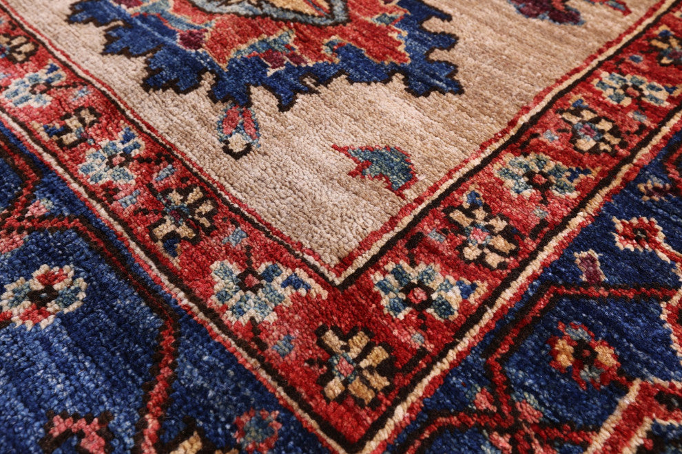 Handmade Persian Fine Serapi Rug 5' 11" X 9' 5" - Q12664