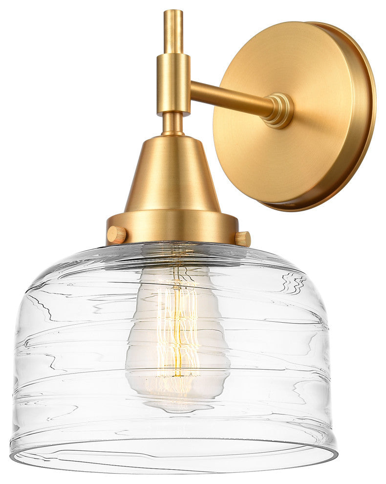 Innovations 447-1W-SG-G713-LED 1-Light Sconce, Satin Gold