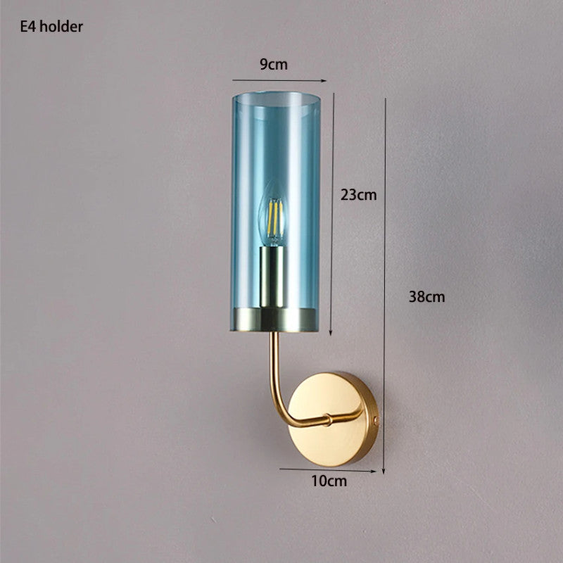 Creative Wall Lamp in European Style for Living Room, Bedroom, Blue