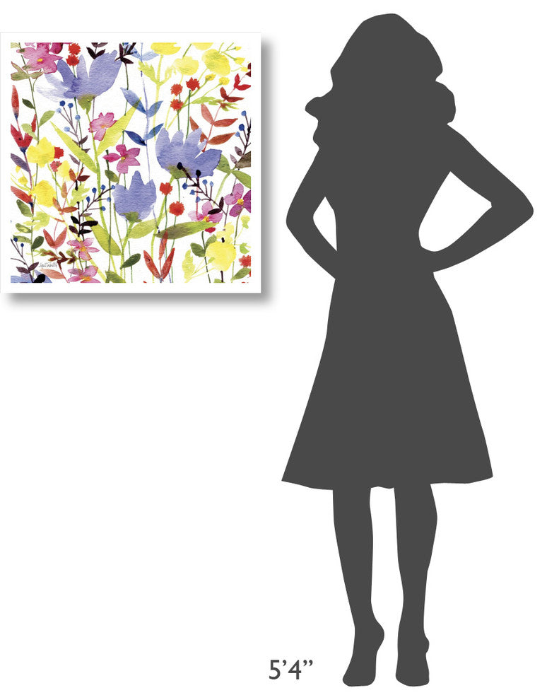 "Annes Flowers Crop I" Digital Paper Print by Anne Tavoletti, 26"x26"